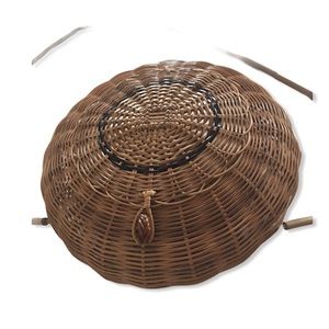 Vintage Petite Wicker Purse